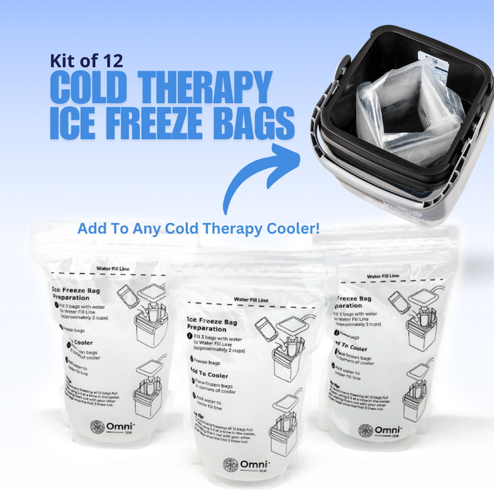 Ice Freeze Bags (Kit of 12) by Omni Ice™ - My Cold Therapy