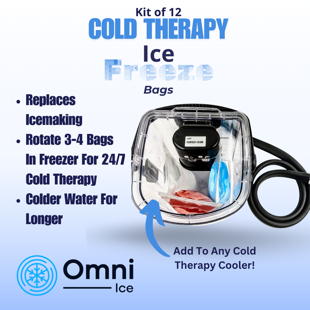 Ice Freeze Bags (Kit of 12) by Omni Ice™ - My Cold Therapy