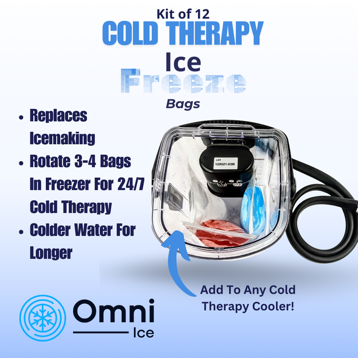 Ice Freeze Bags (Kit of 12) by Omni Ice™ - My Cold Therapy