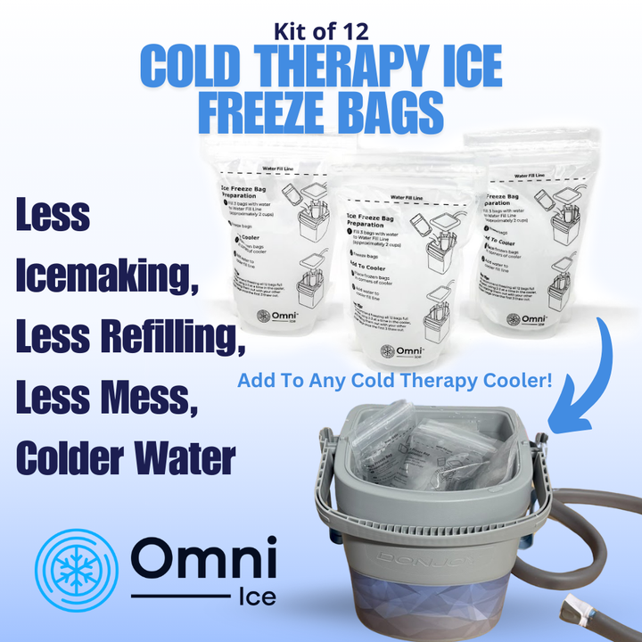 Ice Freeze Bags (Kit of 12) by Omni Ice™ - My Cold Therapy