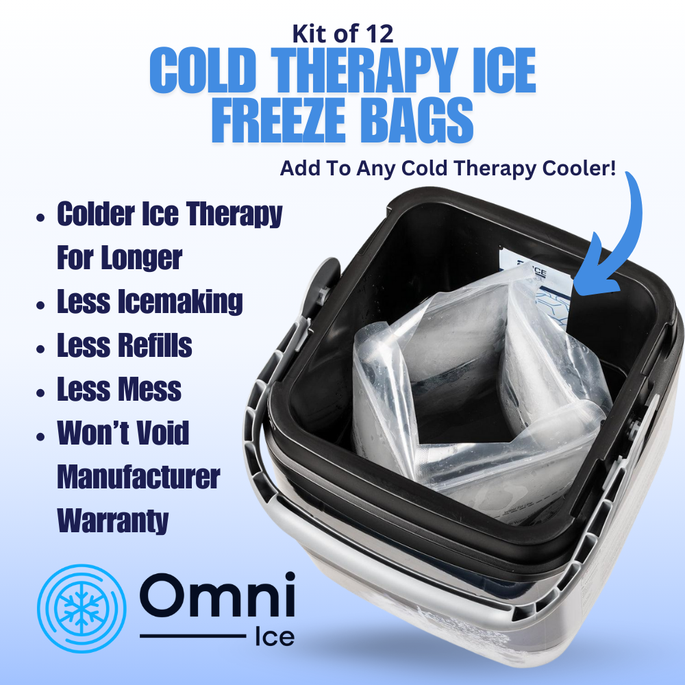 Ice Freeze Bags (Kit of 12) by Omni Ice™ - My Cold Therapy