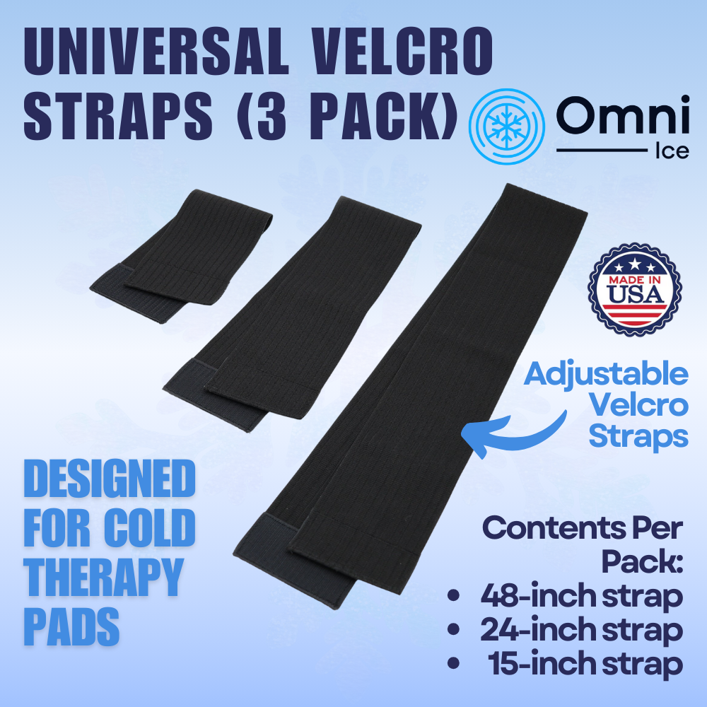 Universal Cold Therapy Velcro Straps (3 Pack) by Omni Ice™ - My Cold Therapy