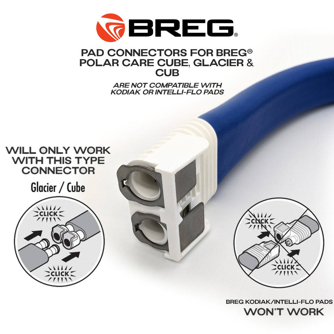 Breg® Polar Care Cube & Glacier - Dual "Y" Pad Connector - My Cold Therapy