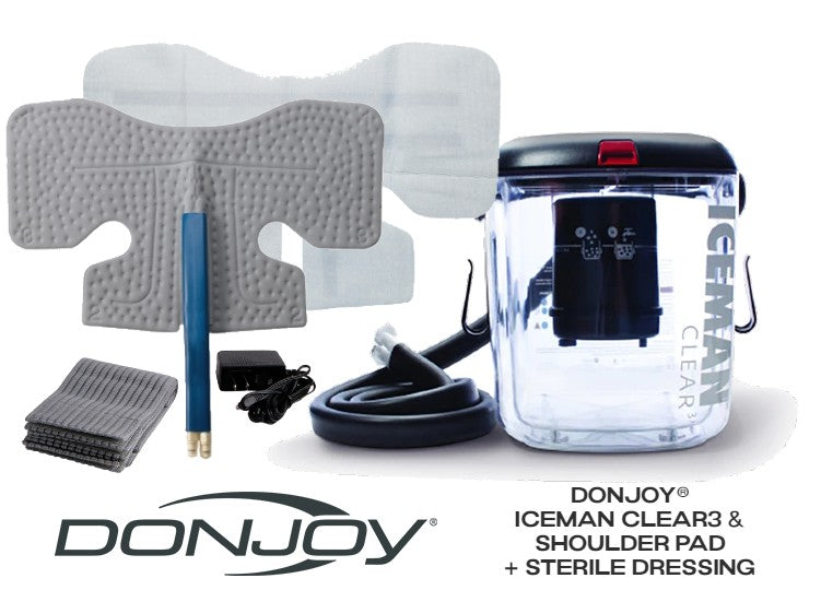 Donjoy® IceMan Clear3 w/ Shoulder Pad Combo