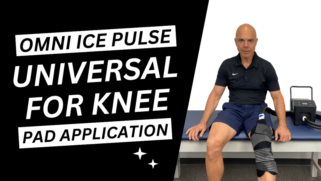 How to Apply the Omni Ice Pulse Compression Pad for Knee Pain Relief - My Cold Therapy 