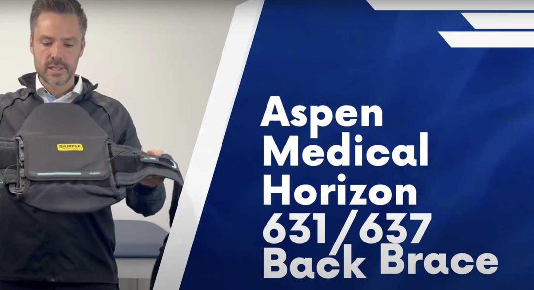 How To Use The Aspen Medical Horizon 631 & 637 Back Brace - My Cold Therapy 