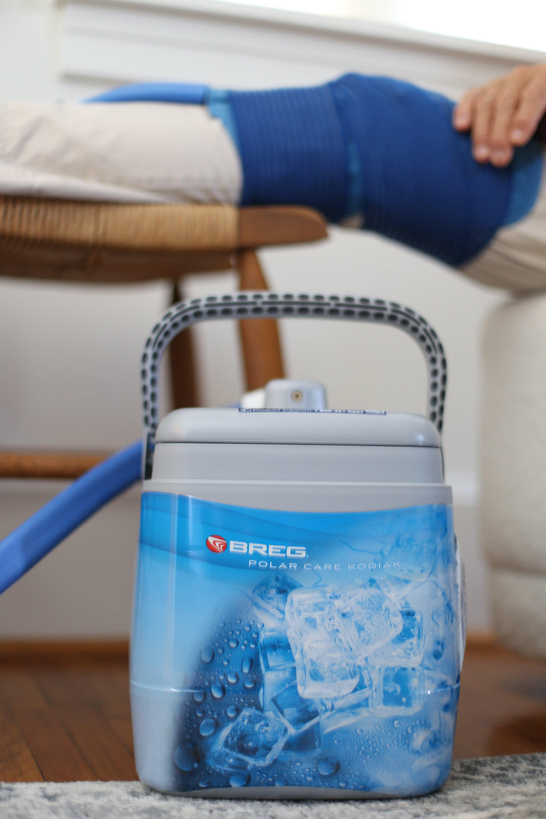 How To Use The Large Knee Pad Application For The Breg Cube & Glacier - My Cold Therapy 