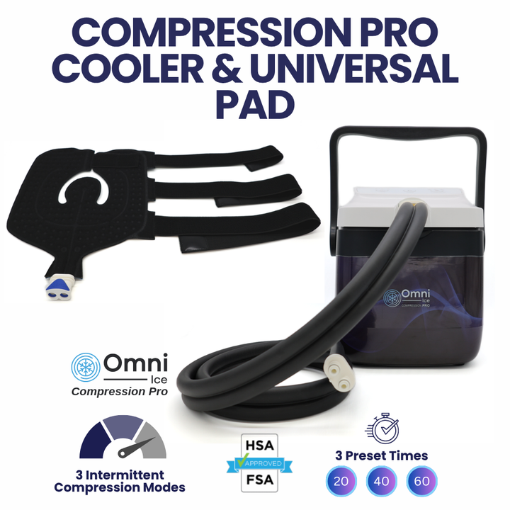 Limited Release - Omni Ice™ Compression Pro Cold Therapy Cooler & Pad
