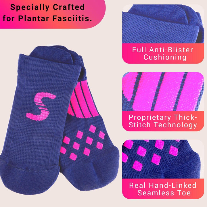 3-Pack Premium Plantar Fasciitis Compression Socks with Advanced Arch Support - My Cold Therapy 