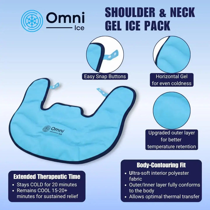 Omni Ice™ Reusable Gel Ice Pack for Neck and Shoulders - Supply DME