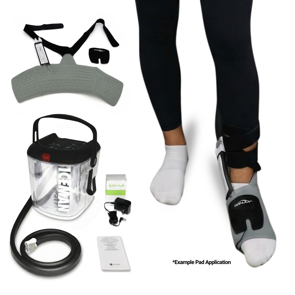 DonJoy® IceMan Clear3 w/ Wrap-On Pads