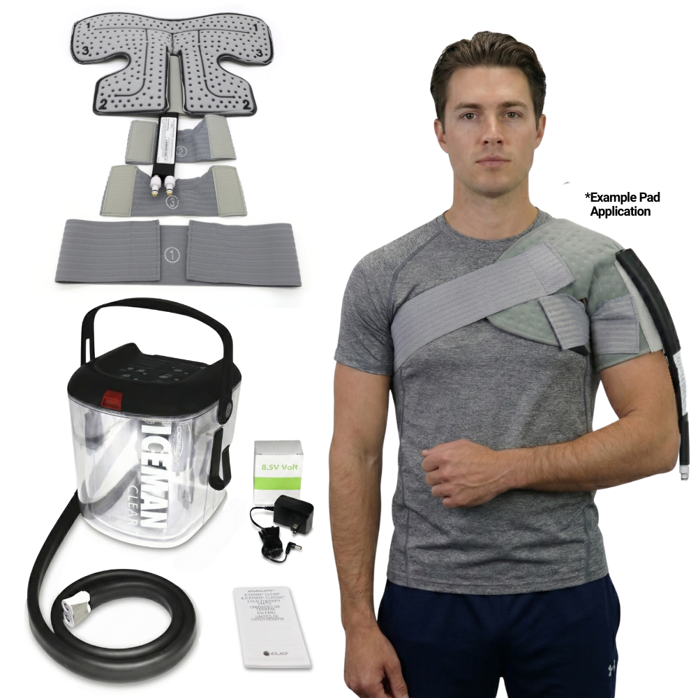 Donjoy Iceman Clear3 w/ Shoulder Pad