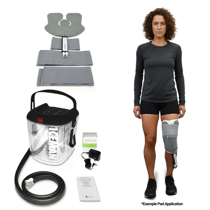 DonJoy® IceMan Clear3 w/ Wrap-On Pads