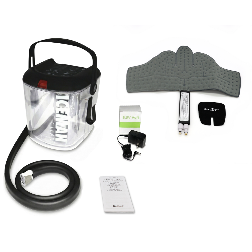 DonJoy® IceMan Clear3 w/ Wrap-On Pads