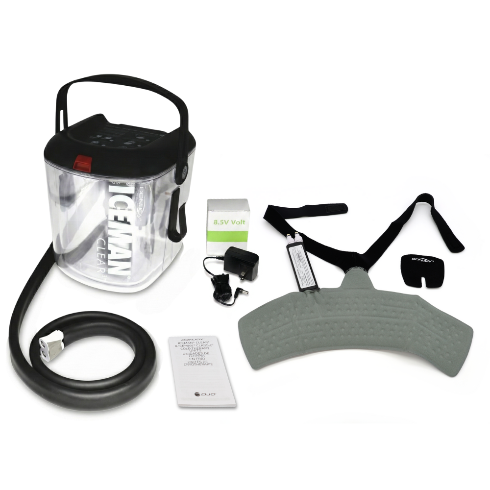 DonJoy® IceMan Clear3 w/ Wrap-On Pads