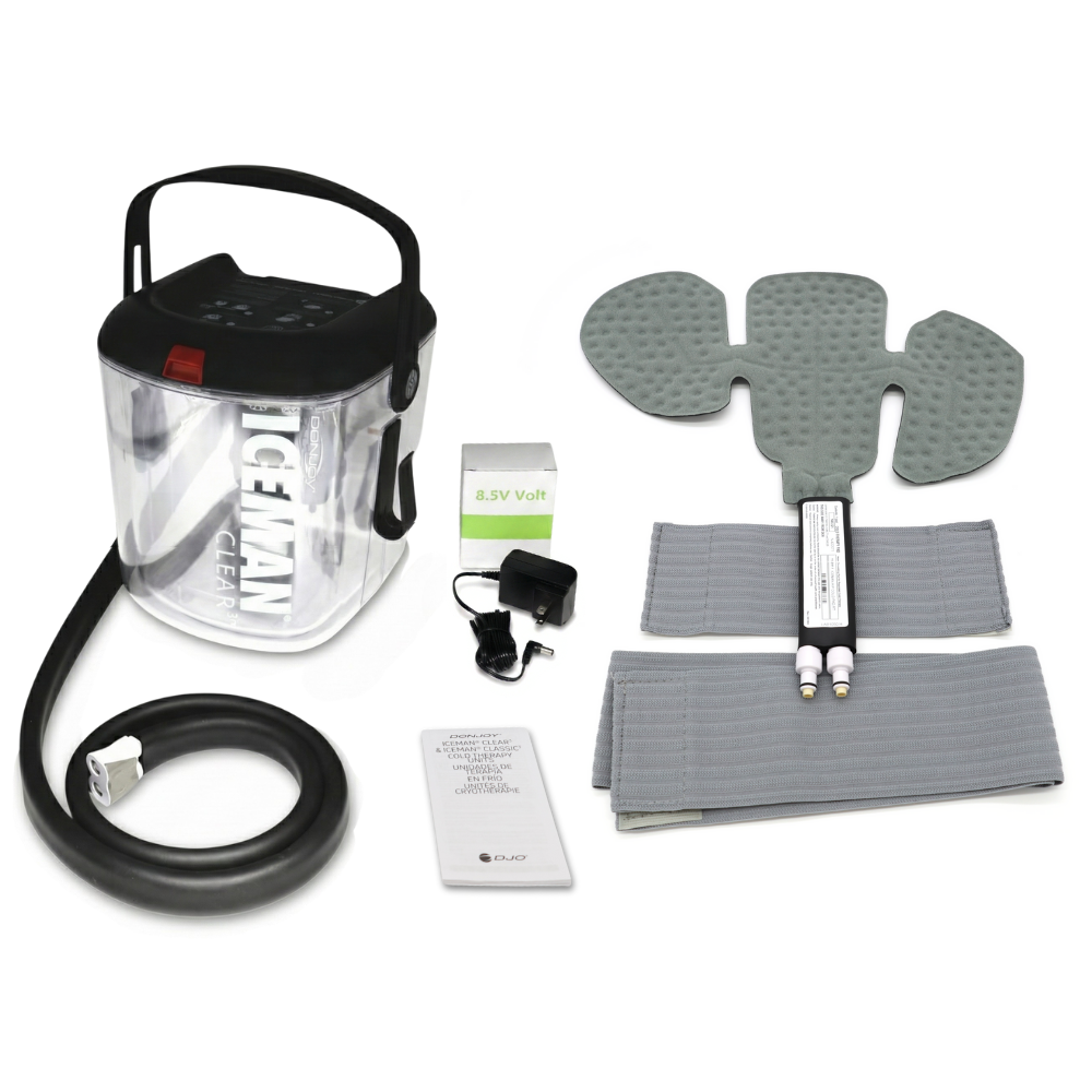 DonJoy® IceMan Clear3 w/ Wrap-On Pads