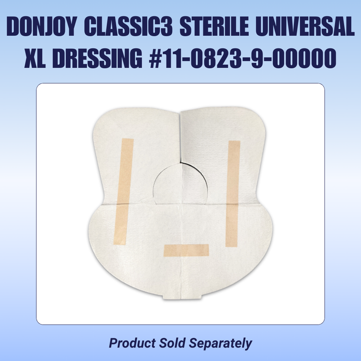 DonJoy Iceman Classic3 sterile universal XL dressing for cold therapy, product image on white background.