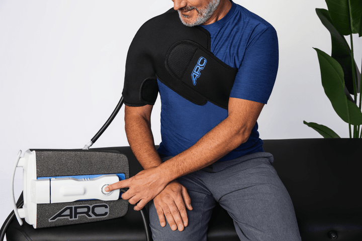 ARC® Iceless Compression Cold Therapy Machine w/ Wrap-On Pads