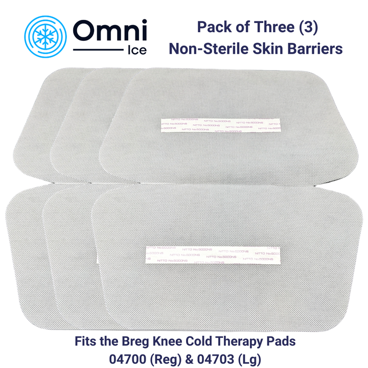 3-Pack Breg Knee Universal Non-Sterile Skin Barriers by Omni Ice