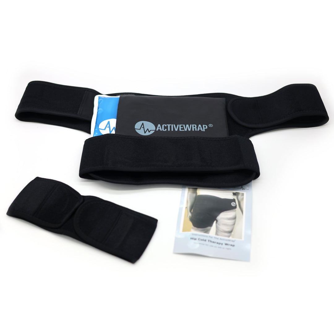 ActiveWrap® Pro 2-4 Hour Hip Ice Wrap W/ One (1) 10"x10" Long Duration Gel Pack - My Cold Therapy 
