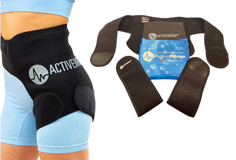 ActiveWrap® Pro 2-4 Hour Hip Ice Wrap W/ One (1) 10"x10" Long Duration Gel Pack - My Cold Therapy 