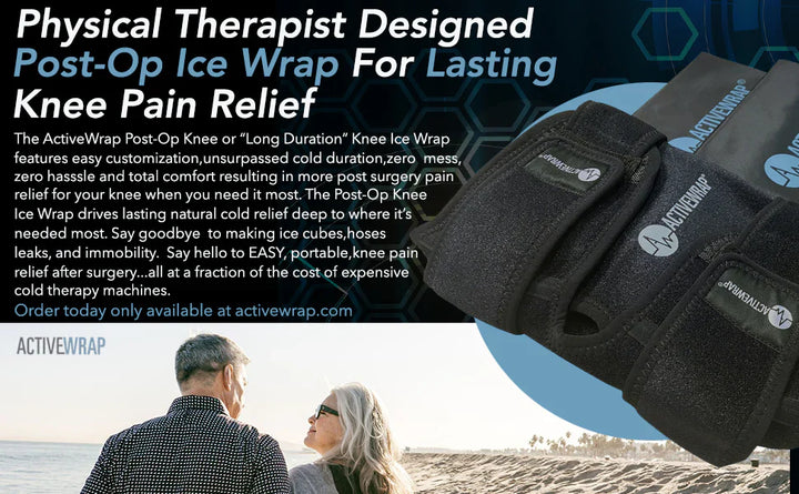 ActiveWrap® Pro 4+ Hour Knee Ice Wrap - My Cold Therapy 