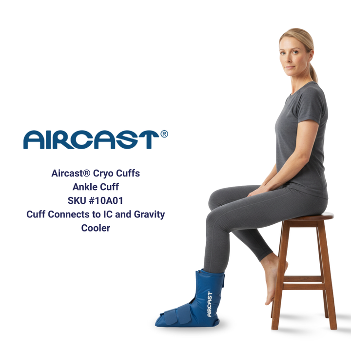 Aircast® Cryo Cuff IC Cooler w/ Ankle Pad - My Cold Therapy 