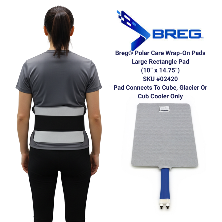 Breg® Polar Care Cube Replacement Pads - 02420 Breg® Polar Care Cube Replacement Pads - Large Rectangle Pad 44.99 by My Cold Therapy 