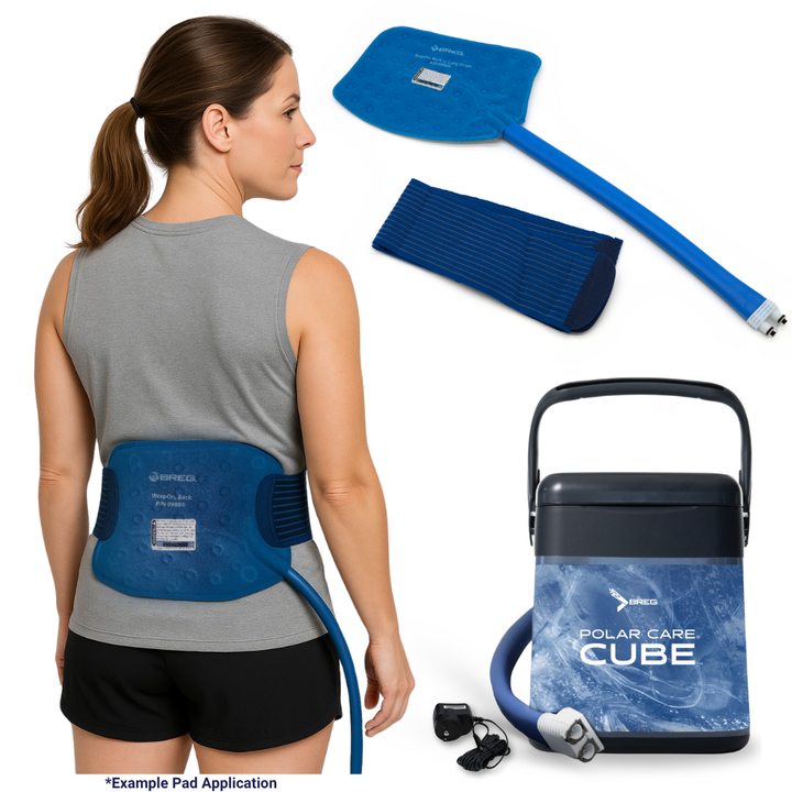 Breg® Polar Care Cube w/ Back Pad - 10701-09805 Breg® Polar Care Cube w/ Back Pad - Polar Care Cube and One (1) Back Pad 188.98 by My Cold Therapy 