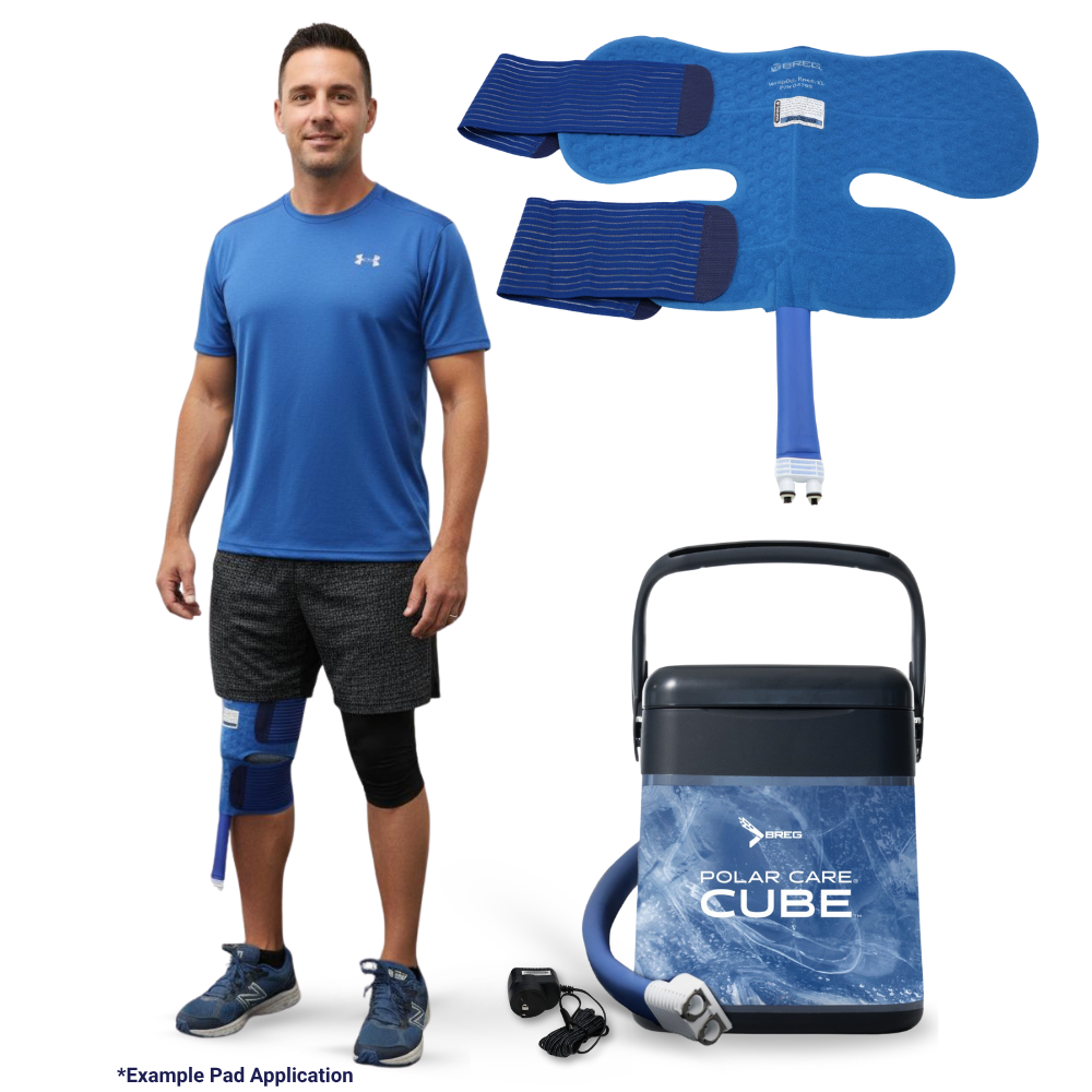 Breg® Polar Care Cube w/ Knee Pad - 10701-04700 Breg® Polar Care Cube w/ Knee Pad - Polar Care Cube and One (1) Regular Knee Pad 188.98 by My Cold Therapy 