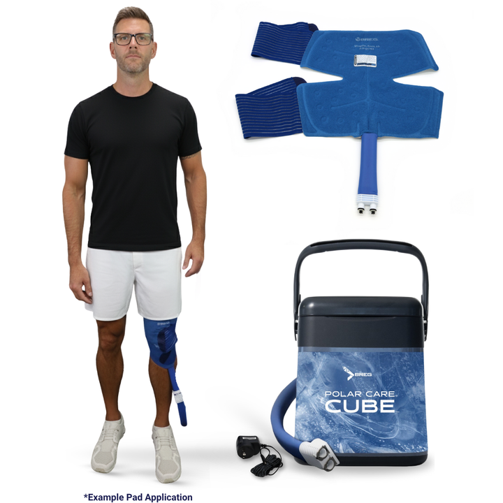 Breg® Polar Care Cube w/ Knee Pad - 10701-04703 Breg® Polar Care Cube w/ Knee Pad - Polar Care Cube and One (1) Large Knee Pad 188.98 by My Cold Therapy 