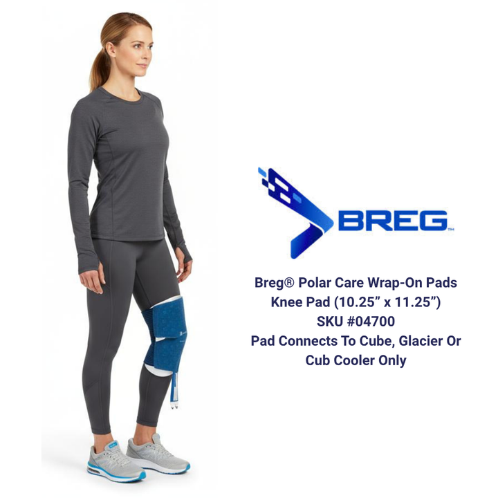Breg® Polar Care Cube w/ Knee Pad - 10701-04700 Breg® Polar Care Cube w/ Knee Pad - Polar Care Cube and One (1) Regular Knee Pad 188.98 by My Cold Therapy 