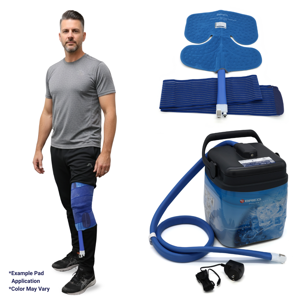 Breg® Polar Care Kodiak Cooler w/ Knee Pad - 10601-10230 Breg® Polar Care Kodiak Cooler w/ Knee Pad - Breg Kodiak & One (1) Intelli-Flo Knee Pad 198.98 by My Cold Therapy 