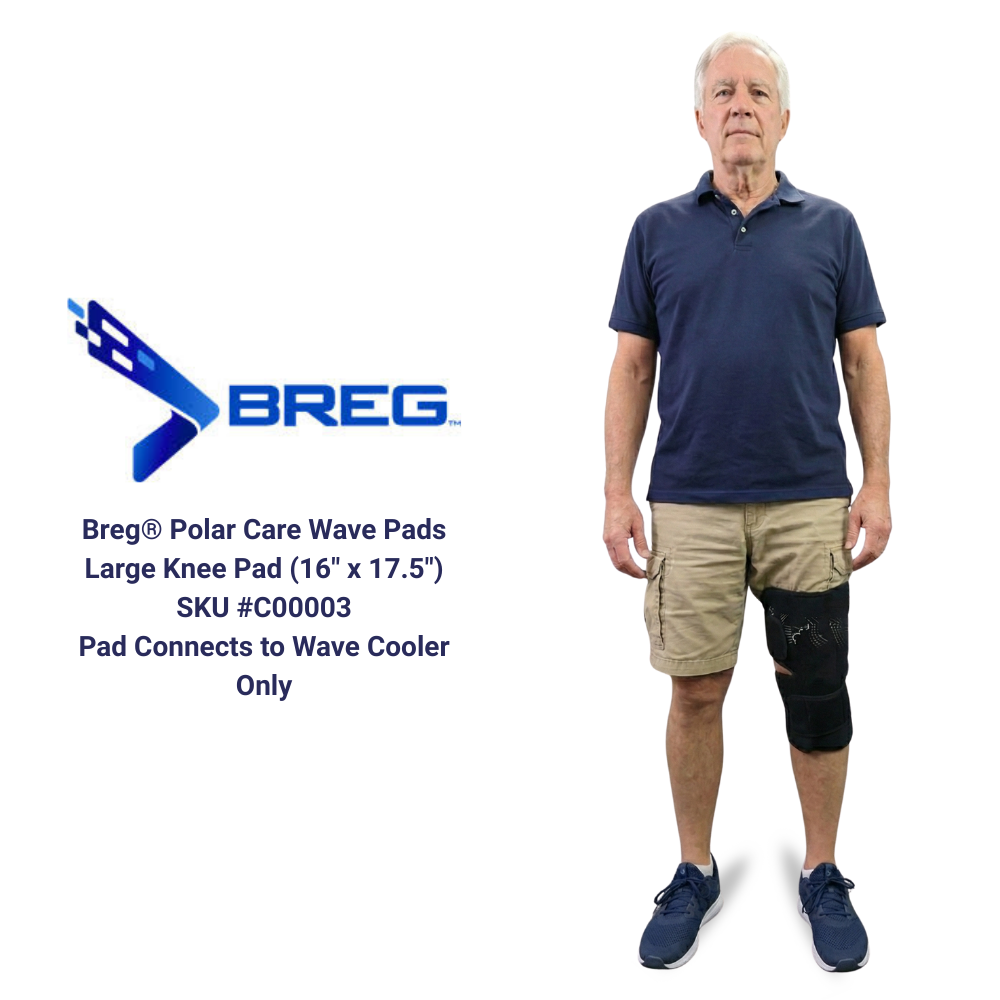 TERZO　ＥＣ２３Ｍ Breg® Wave & One (1) Large Cold Compression Knee Pad – My Cold Therapy