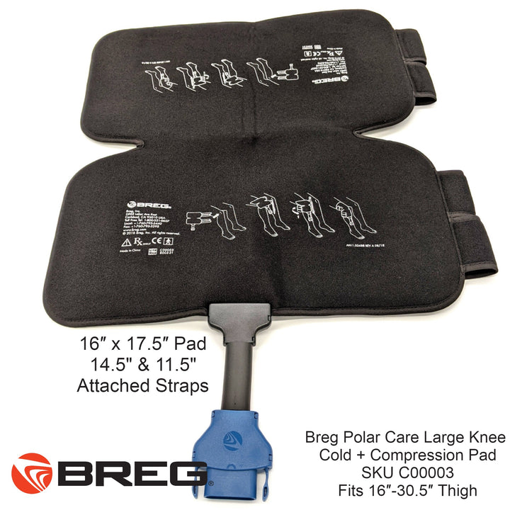 Breg® Polar Care Wave with Large Knee Pad - My Cold Therapy 