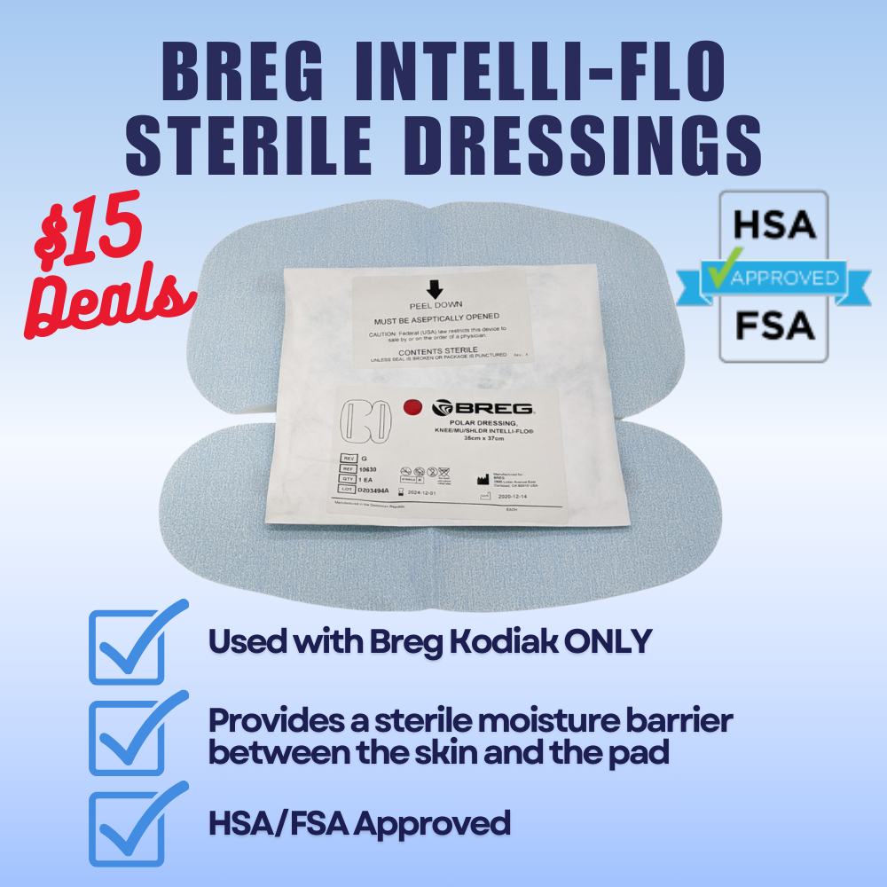$15 Special - Breg® Kodiak Intelli-Flo Sterile Dressing Pads - My Cold Therapy 
