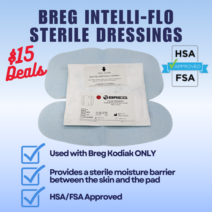 $15 Special - Breg® Kodiak Intelli-Flo Sterile Dressing Pads - My Cold Therapy 
