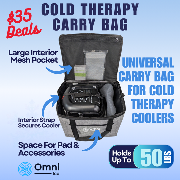 $35 Special - Omni Ice™ Cold Therapy Multi-Use Travel Portable Carry Bag - My Cold Therapy 
