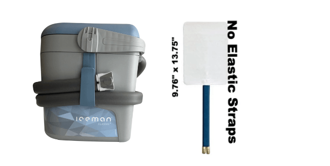 DonJoy Iceman Classic 3 cold therapy unit with wrap-on pad, no elastic straps, Supply Cold Therapy