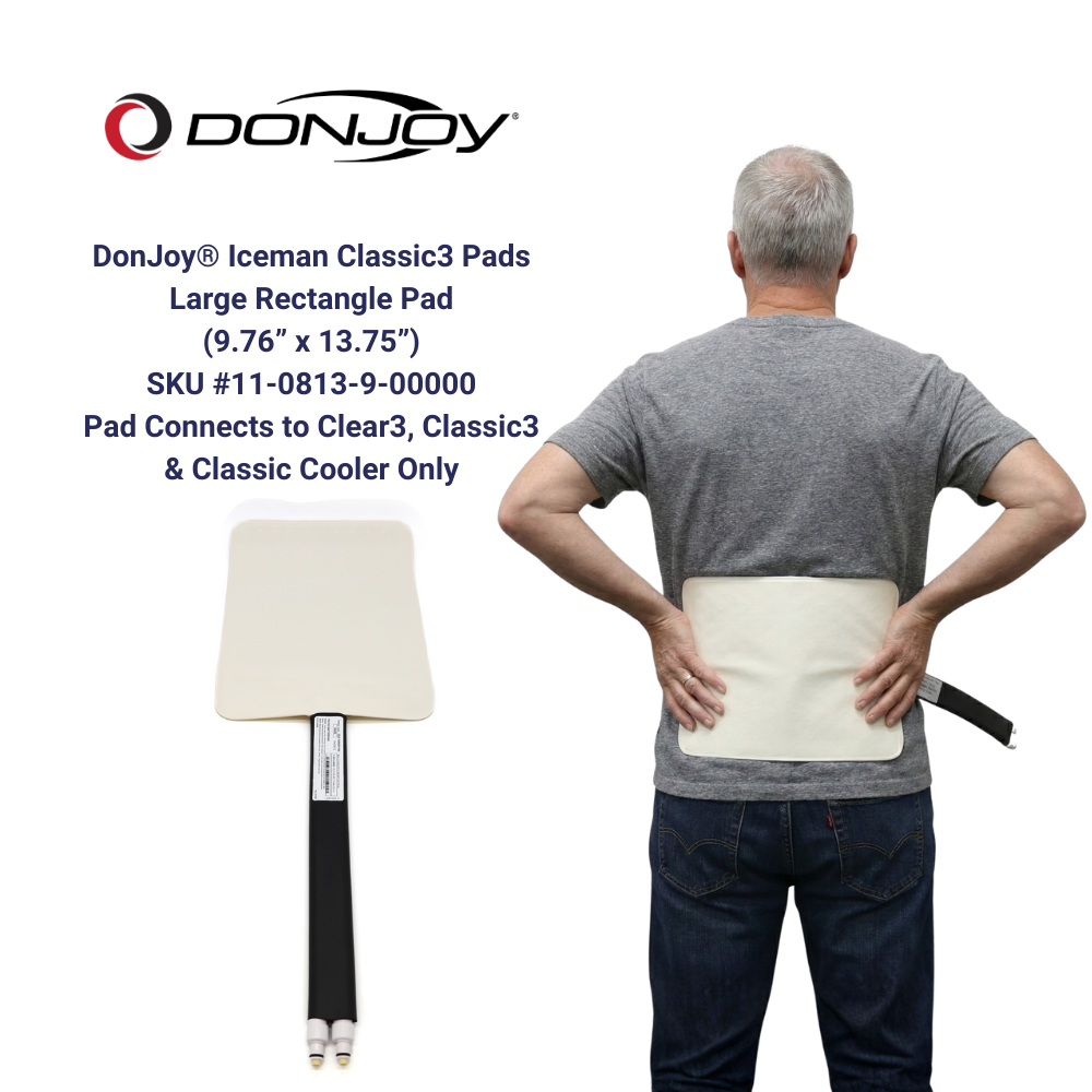 Donjoy® IceMan Classic3 Wrap-On Pads - 11-0813-9-00000 Donjoy® IceMan Classic3 Wrap-On Pads - Large Rectangular Pad 59.99 by My Cold Therapy 