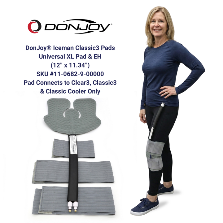 Donjoy® IceMan Classic3 Wrap-On Pads - 11-0682-9-00000 Donjoy® IceMan Classic3 Wrap-On Pads - Universal XL Pad and Extended Hose 54.99 by My Cold Therapy 