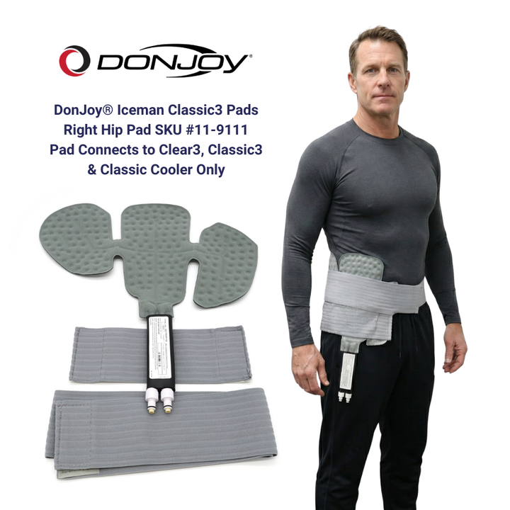 Donjoy® IceMan Classic3 Wrap-On Pads - 11-9111 Donjoy® IceMan Classic3 Wrap-On Pads - Hip Right Pad 49.99 by My Cold Therapy 