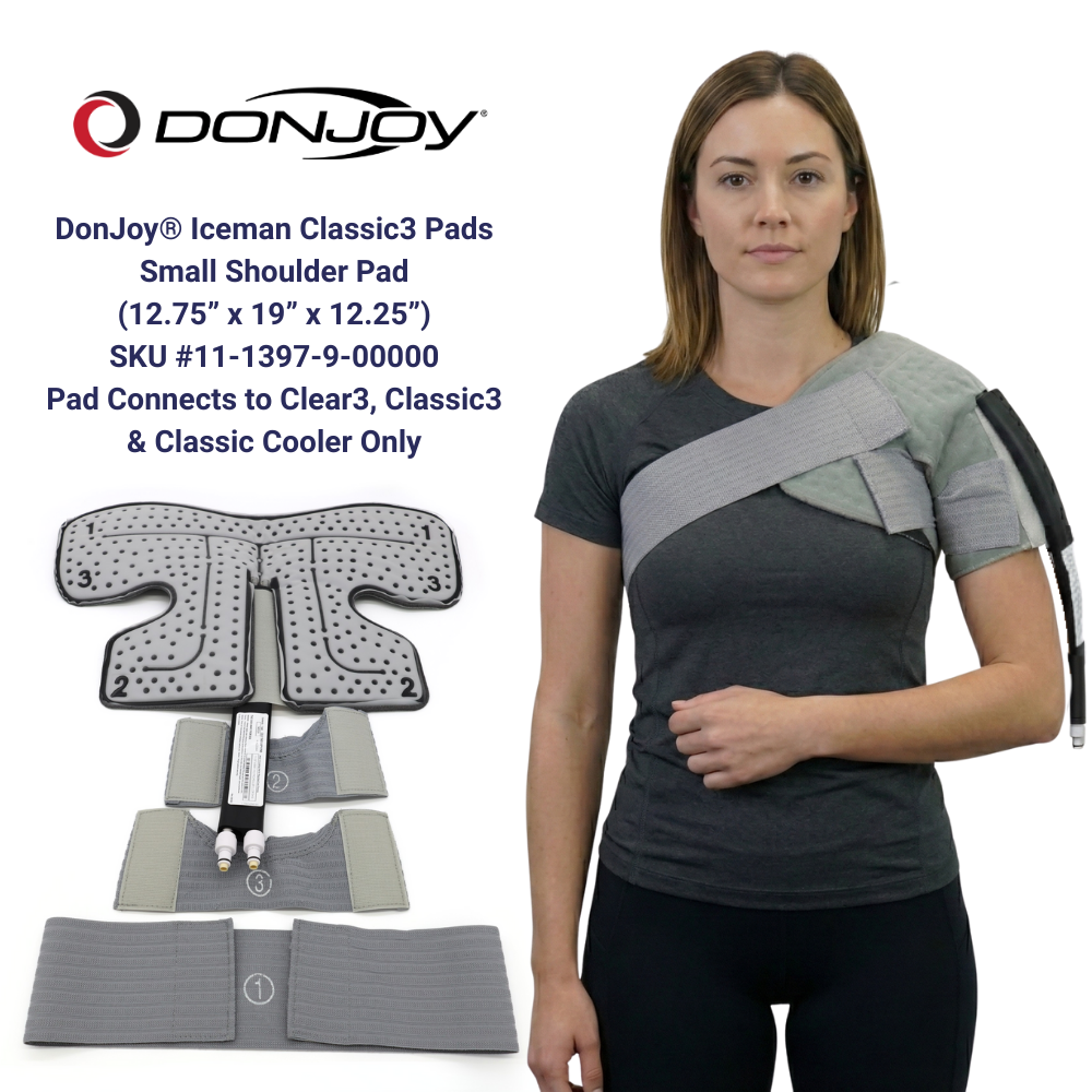Donjoy® IceMan Classic3 Wrap-On Pads - 11-1397-9-00000 Donjoy® IceMan Classic3 Wrap-On Pads - Small Shoulder Pad 69.99 by My Cold Therapy 