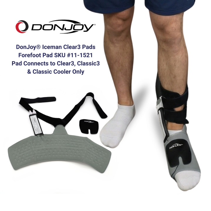 Donjoy® IceMan Clear3 Replacement Wrap-On Pads - 11-1521 Donjoy® IceMan Clear3 Replacement Wrap-On Pads - Forefoot Pad 49.99 by My Cold Therapy 