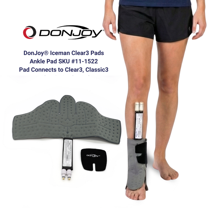 Donjoy® IceMan Clear3 Replacement Wrap-On Pads - 11-1522 Donjoy® IceMan Clear3 Replacement Wrap-On Pads - Ankle Pad 49.99 by My Cold Therapy 