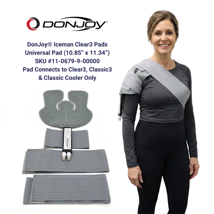 Donjoy® IceMan Clear3 Replacement Wrap-On Pads - 11-0679-9-00000 Donjoy® IceMan Clear3 Replacement Wrap-On Pads - Universal Reg Pad 49.99 by My Cold Therapy 