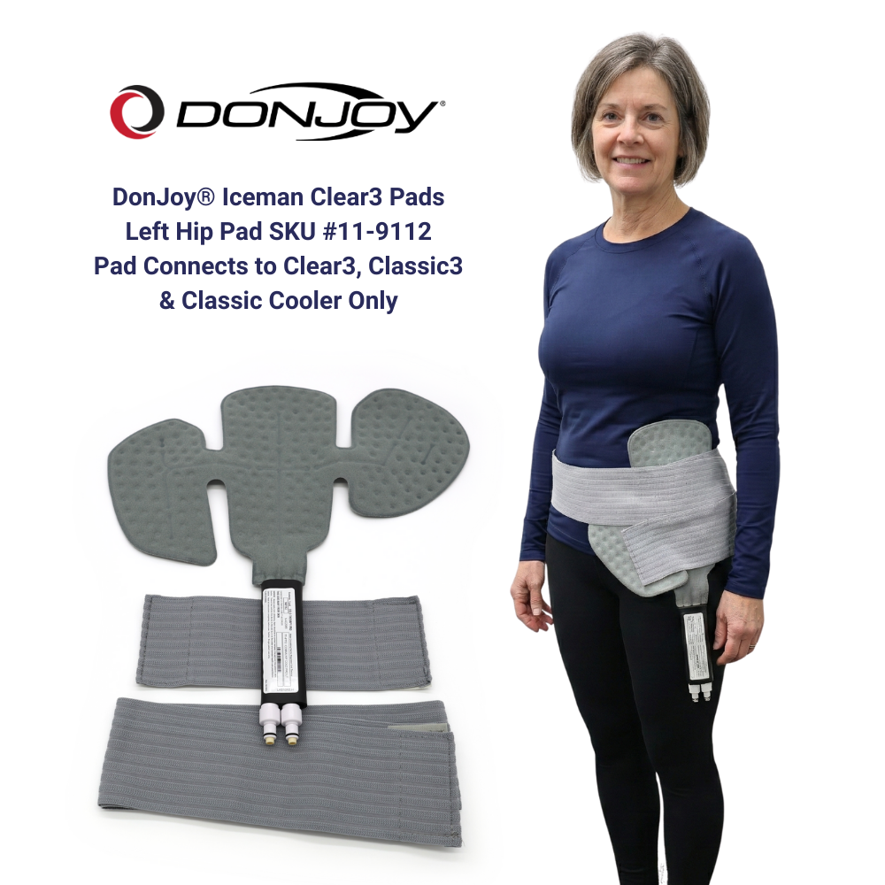 Donjoy® IceMan Clear3 Replacement Wrap-On Pads - 11-9112 Donjoy® IceMan Clear3 Replacement Wrap-On Pads - Hip Left Pad 49.99 by My Cold Therapy 
