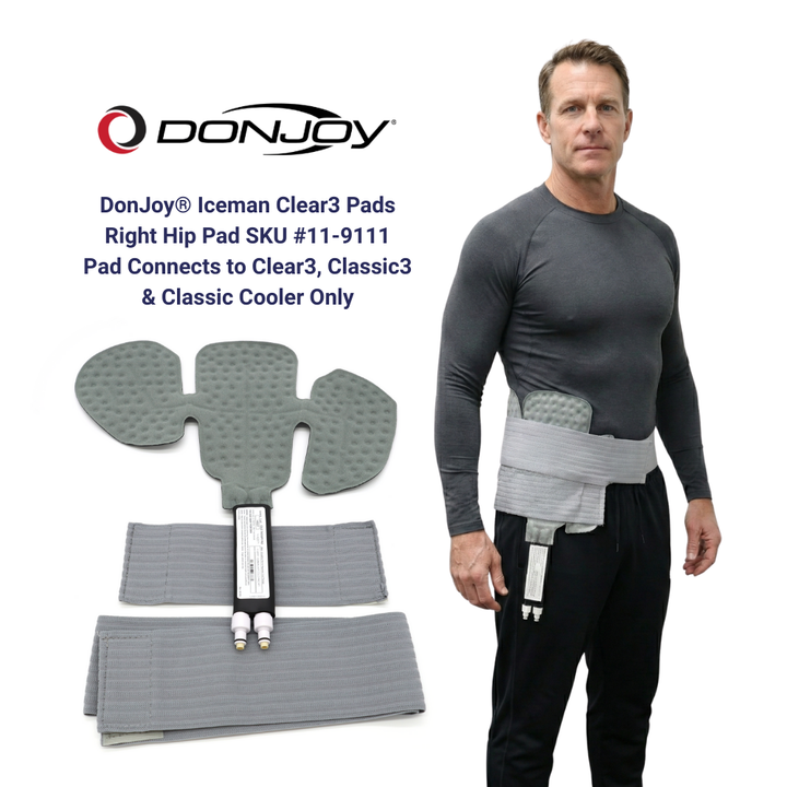 Donjoy® IceMan Clear3 Replacement Wrap-On Pads - 11-9111 Donjoy® IceMan Clear3 Replacement Wrap-On Pads - Hip Right Pad 49.99 by My Cold Therapy 