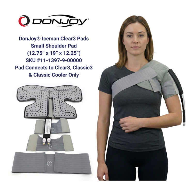 Donjoy® IceMan Clear3 Replacement Wrap-On Pads - 11-1397-9-00000 Donjoy® IceMan Clear3 Replacement Wrap-On Pads - Small Shoulder Pad 69.99 by My Cold Therapy 