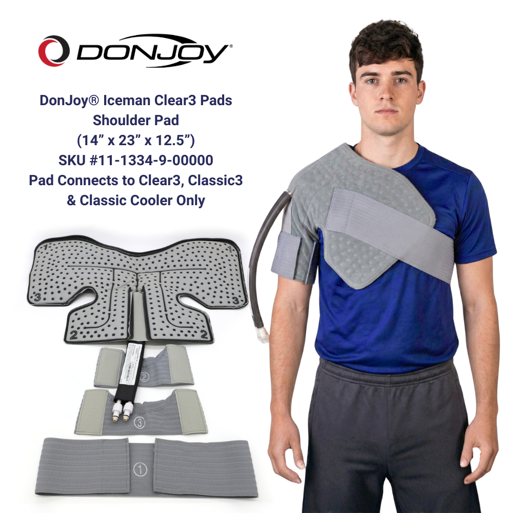 Donjoy® IceMan Clear3 Replacement Wrap-On Pads - 11-1334-9-00000 Donjoy® IceMan Clear3 Replacement Wrap-On Pads - Shoulder Pad 69.99 by My Cold Therapy 